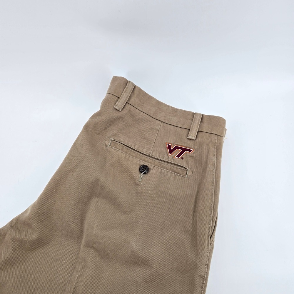 Dockers Chino Shorts Mens Virginia Tech Hokies Game Day‎ Khaki Tan 36